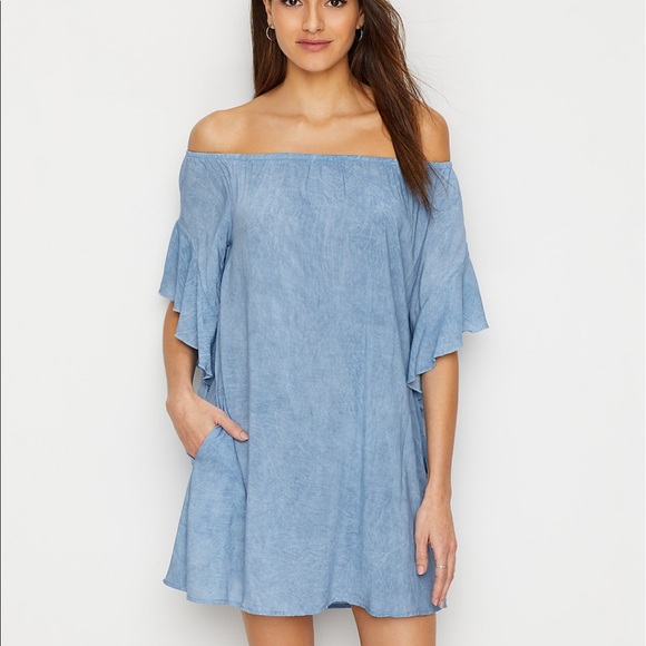 Elan Dresses & Skirts - ⛄️5 for $25 Elan Off The Shoulder Dress NWT